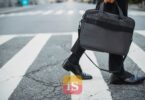 businessperson briefcase street