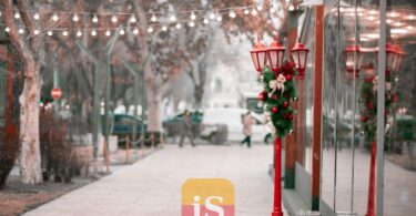 christmas lights street