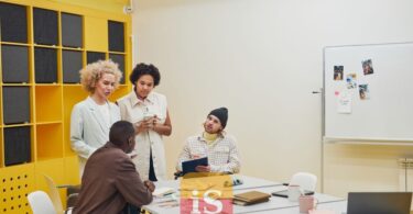 office meeting people