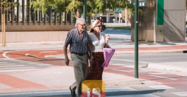 people different ages street