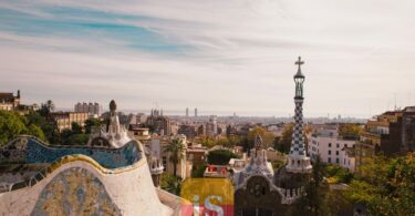 skyline città spagna panorama