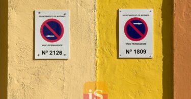 street sign spain