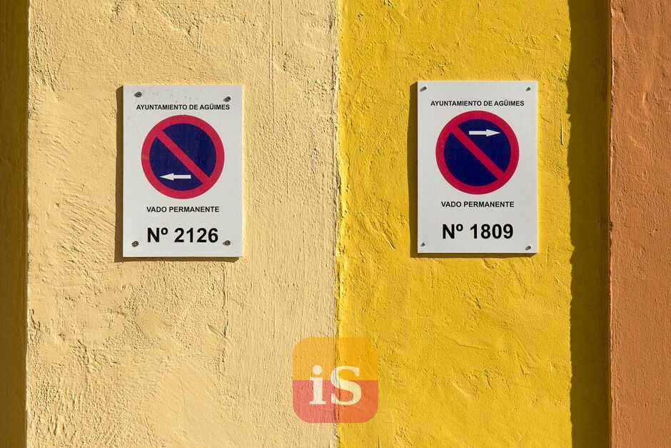 street sign spain