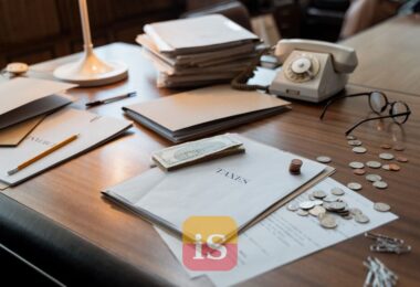 tax documents desk