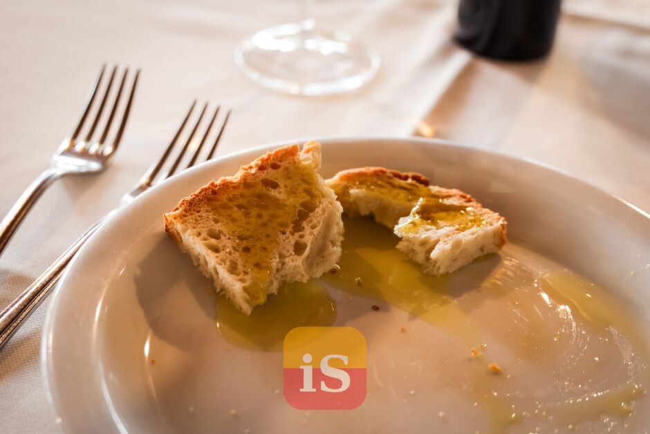 bread olive oil table