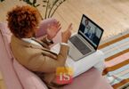 laptop video call home