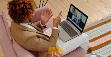 laptop video call home