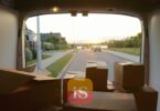 moving boxes van