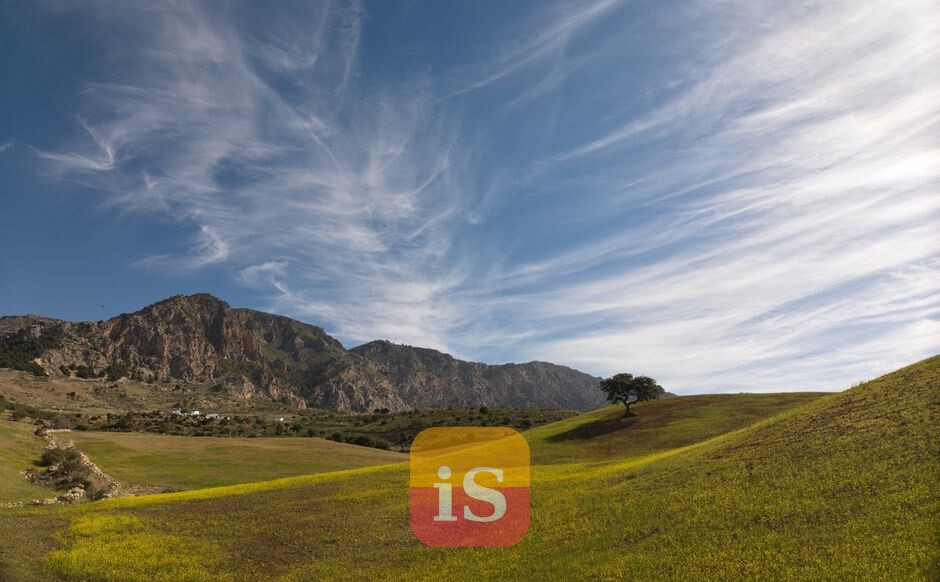sunny sky landscape spain